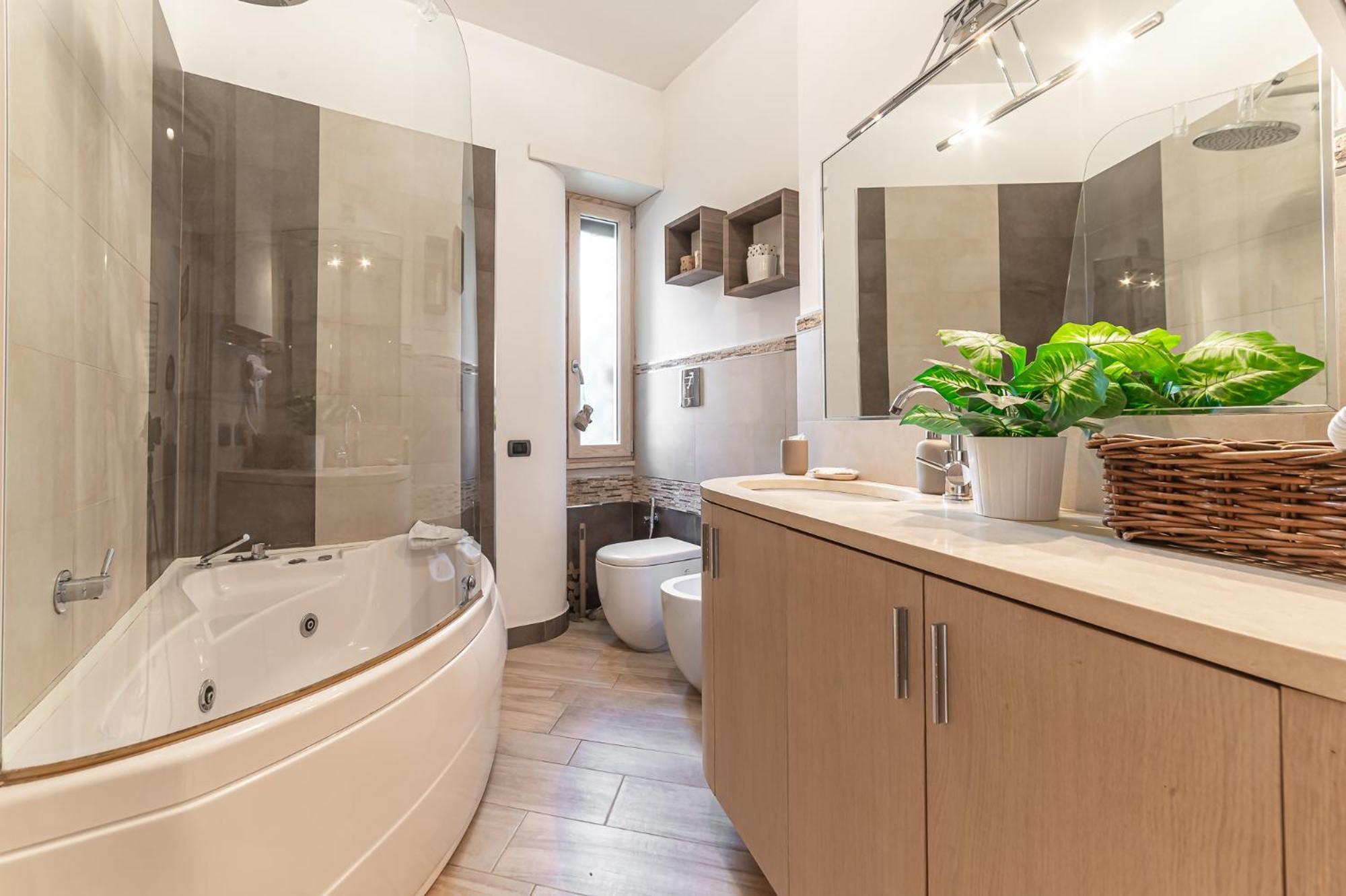 Ferienwohnung Il Nido Di Roma - Ospedale Gemelli & Garden Exterior foto